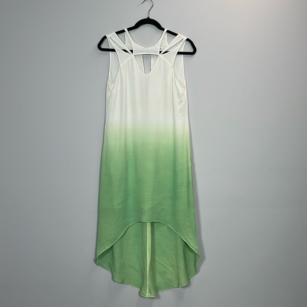 Sugarlips green and white ombré dress XS